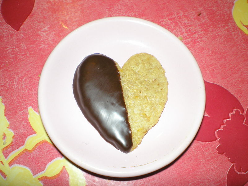 Gâteaux à l'orange pour la saint valentin