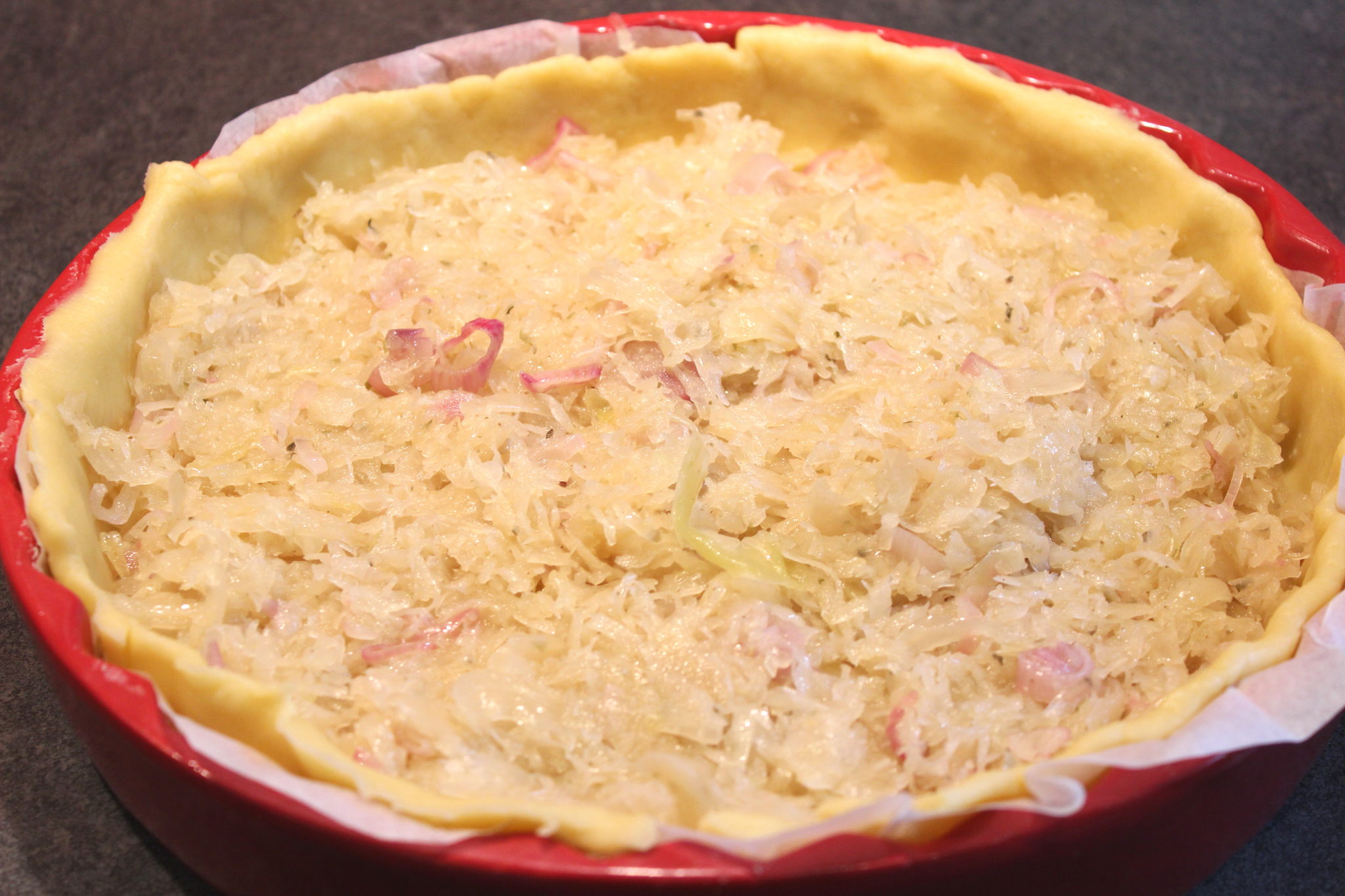 Tarte/quiche à la choucroute – Eva Cuisine