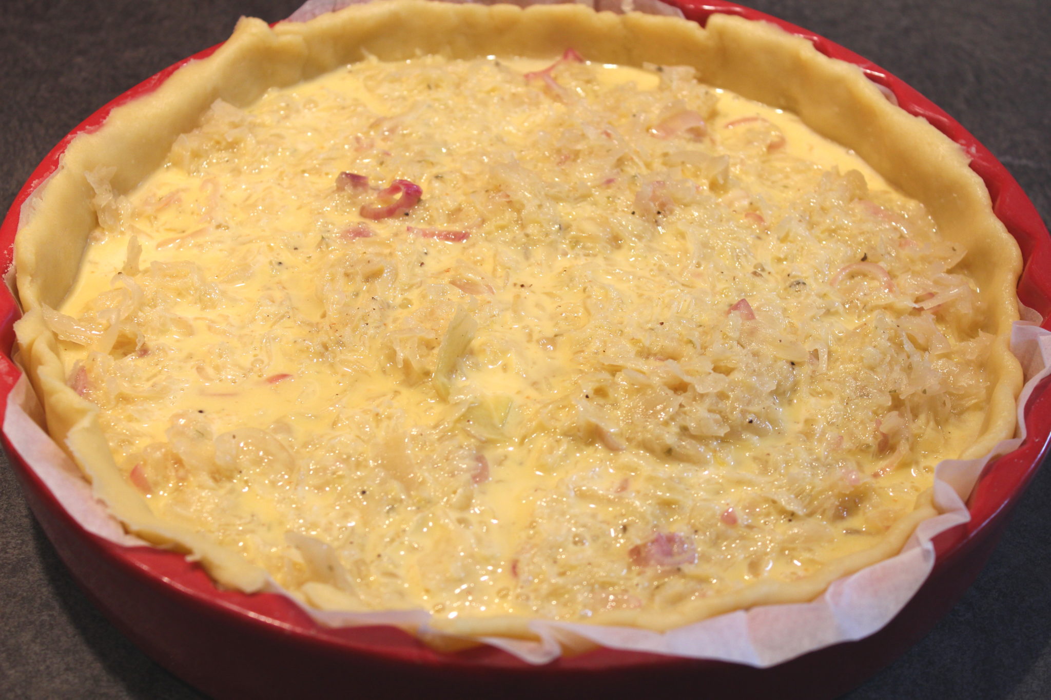 Tarte/quiche à la choucroute – Eva Cuisine