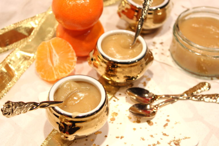 Compote de Noël (pomme, clémentine, miel et cannelle) Eva Cuisine