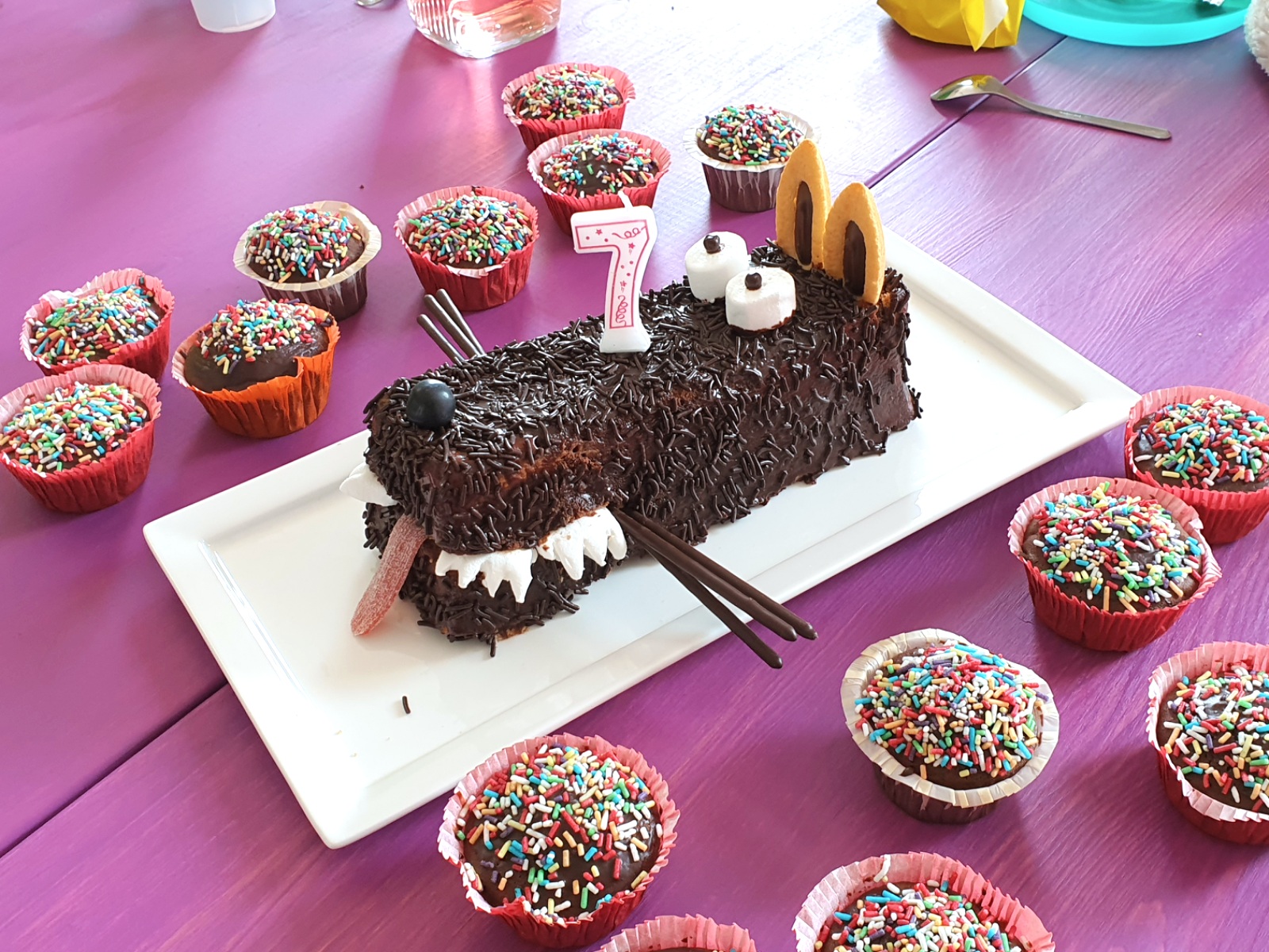 Gâteau d'anniversaire rigolo pour enfant : le loup - Recette par Amandine  Cooking