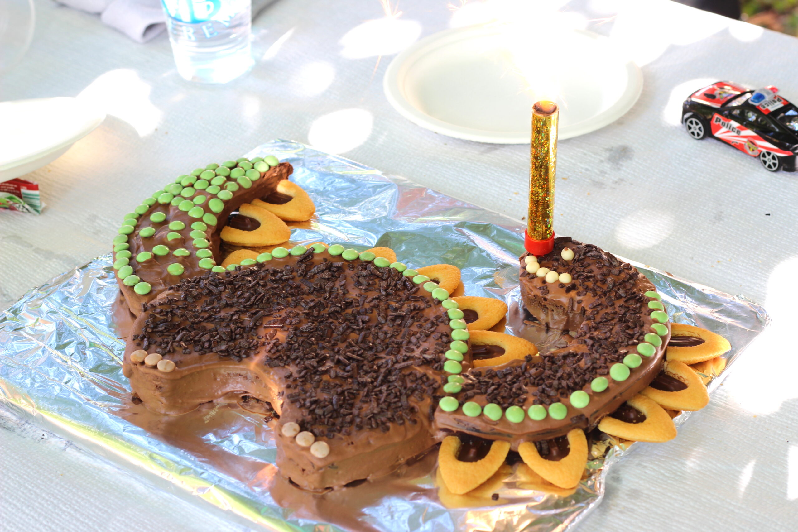 Gâteau dinosaure au chocolat – Eva Cuisine